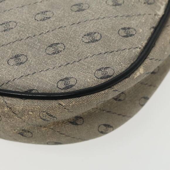 GUCCI Shoulder Bag Coated Canvas Gold Navy - Picture 11 of 16